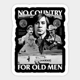 No Country For Old Men Sticker